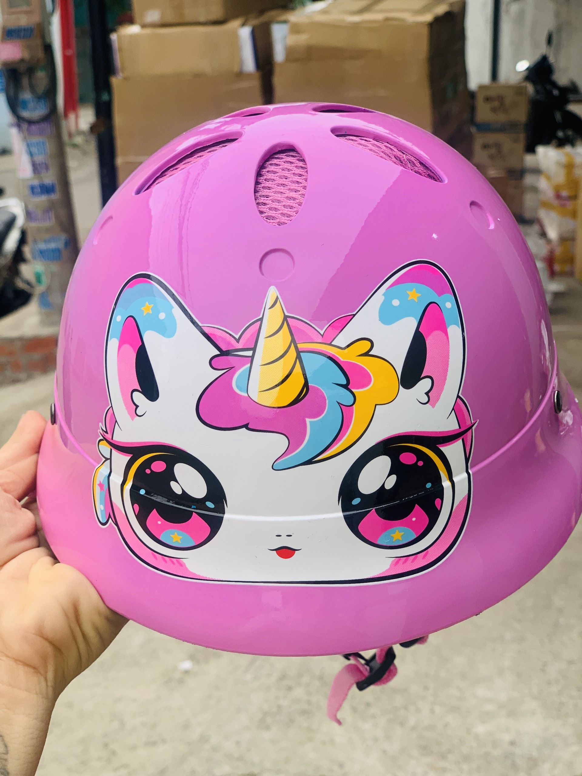 NÓN BẢO HIỂM BO VÀNH 